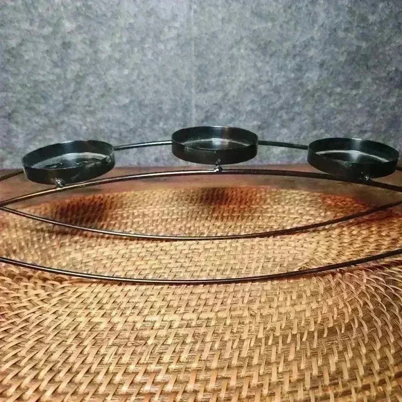 Arch Table Centerpiece Decoration 5 Tealight Candle Holder 22.5in x 4.5in - Picture 4 of 10